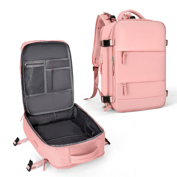 TravelBag - Rygsæk til bærbar computer Luftdygtig rygsæk til bærbar computer - Blød pink - 0 - OCU old - FashionforDays