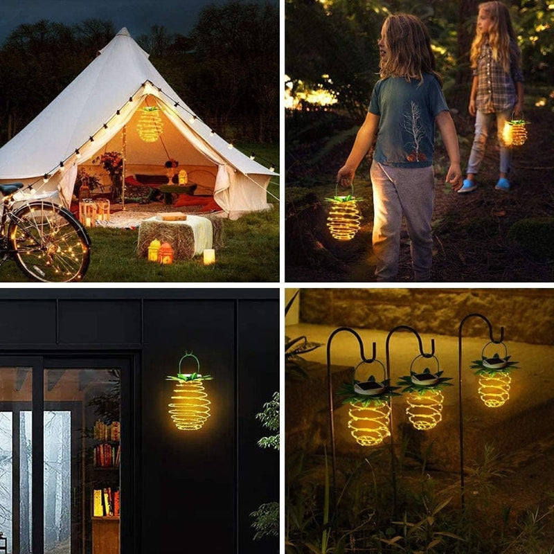HangingLamp™ - Ananas-lanterne med solceller 1+1 GRATIS - - sek00 - garden old - FashionforDays