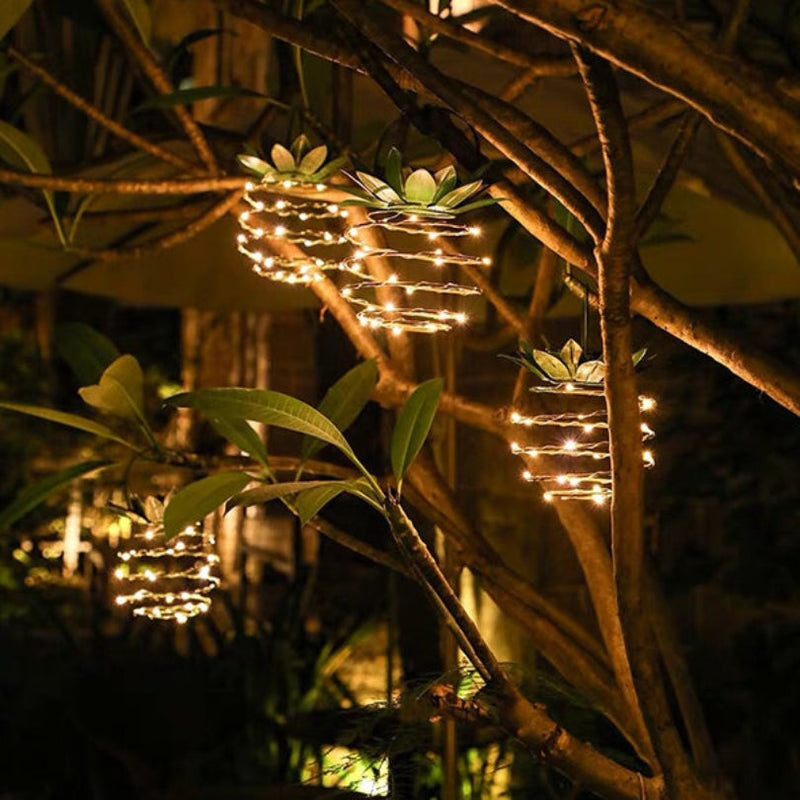HangingLamp™ - Ananas-lanterne med solceller 1+1 GRATIS - - sek00 - garden old - FashionforDays