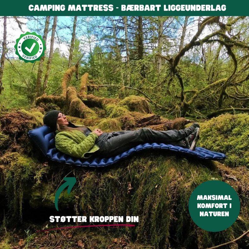 Camping Mattress™ - Bærbar soveunderlag - Mørkeblå - - old - FashionforDays