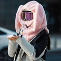 WarmHelmet - Dekorativt hjelmovertræk med kaninøre - Kanin - lyserød - - old - FashionforDays