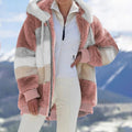 Julie™ - Polstret frakke i kontrastfarver - Rød - - best kl old - FashionforDays