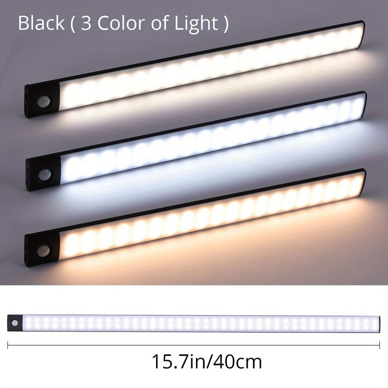 SensorLamp™️ - LED bevægelsessensor skabslampe - Sort 15.7in 40cm - - old - FashionforDays