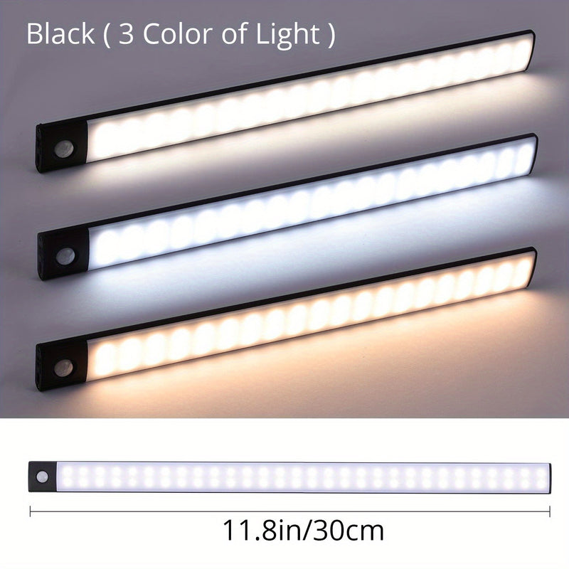 SensorLamp™️ - LED bevægelsessensor skabslampe - Sort 11.8in 30cm - - old - FashionforDays