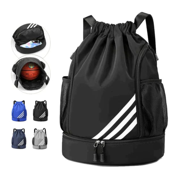 SportsBag - Vandtæt sportstaske til fitnesscenter og rejse - Zwart - P01158 - old - FashionforDays