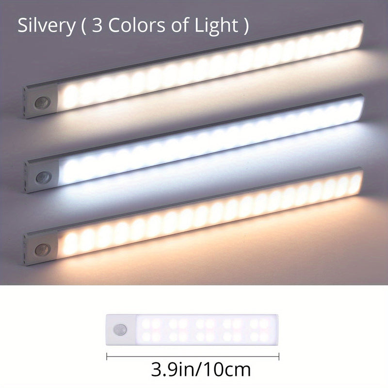 SensorLamp™️ - LED bevægelsessensor skabslampe - Sølvfarvet 3.9in 10cm - - old - FashionforDays
