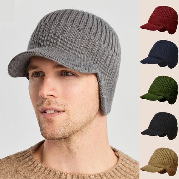 BeanieCaps™ - varm strikhue til beskyttelse af ører udendørs - - - accessoires cadeau-idee herenaccessoires hoed mode old - FashionforDays