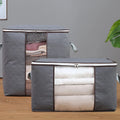 GoodEmpire™ - Foldbar opbevaringstaske - Gray - - bedroom bedroom storage Blankets New old_google super deals - FashionforDays