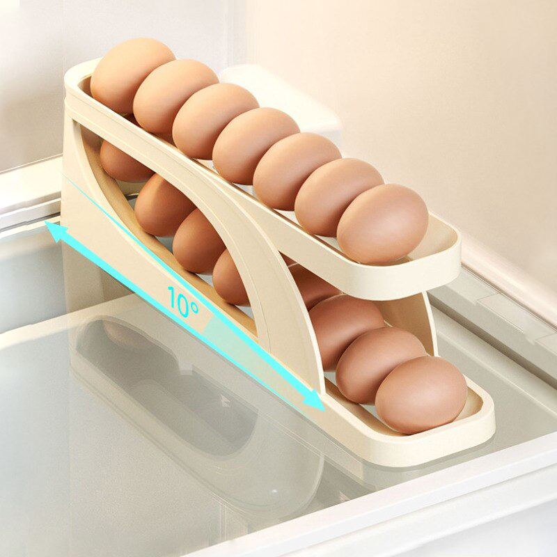 EggBasket™ - Automatisk rullende æggehylde 1+1 GRATIS - - 812 - old - FashionforDays