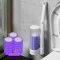 FlexiClean - Toiletbørste til engangsbrug - Lavendel - - bathroom cleaning old - FashionforDays